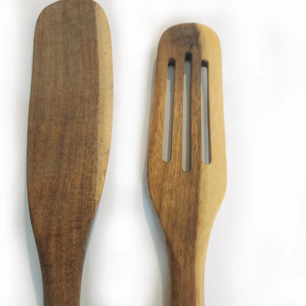 NEW ***Beautiful*** Mad Hungry Original 4-Piece Acacia wood‎ Spurtle Set Boxed